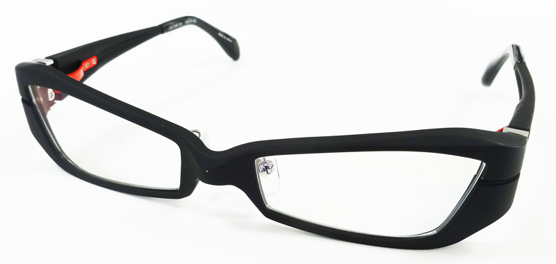 本物◇ ブラックアイス BLACK ICE CT-7017 c.2 ジェットブルー ブラック 鼻パッド 度無し 度付き メガネ 眼鏡 新品 送料無料 
