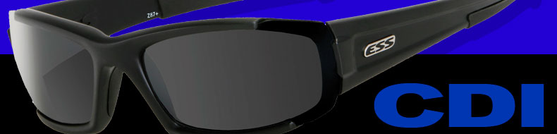 ESS レンズの取り換え可能なミディアムフィットの防弾サングラス・CDI 