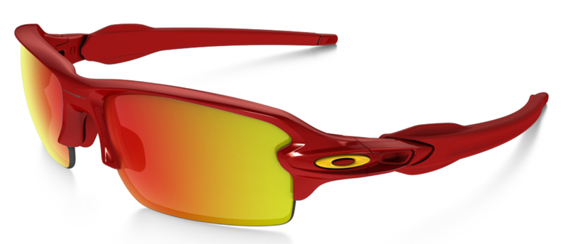 Oakley オークリー サングラス FLAK2.0 レッド スポーツ シリコン