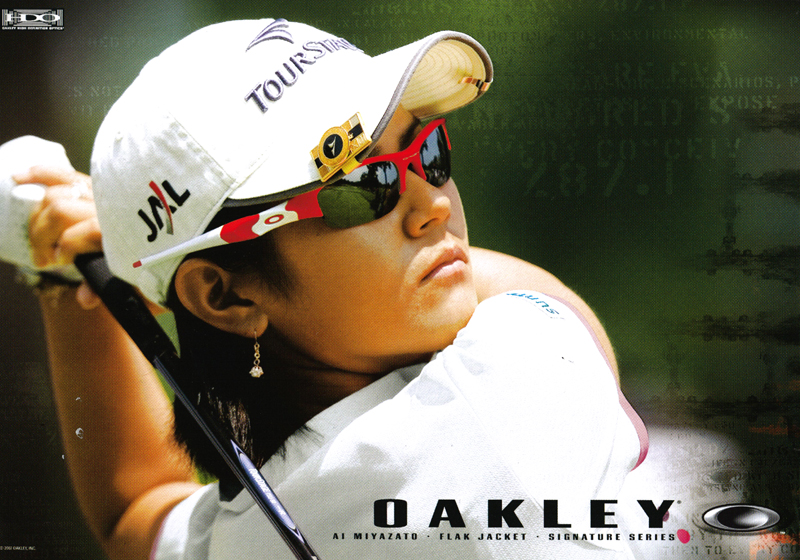 OAKLEYシグネイチャーサングラス宮里藍(AI MIYASATO) 第2弾 FLAKJACKET 