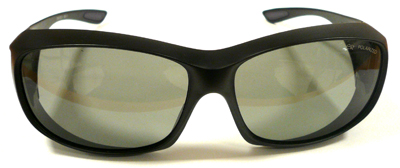 メガネの上からかけれるオーバーサングラス 偏光レンズ 偏光調光レンズ装備のpola Fit