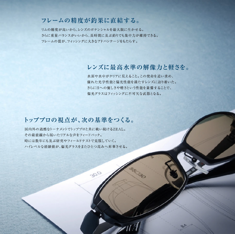 製品紹介：Zeque by ZEAL OPTICS(ゼクー バイ ジールオプティクス)偏光